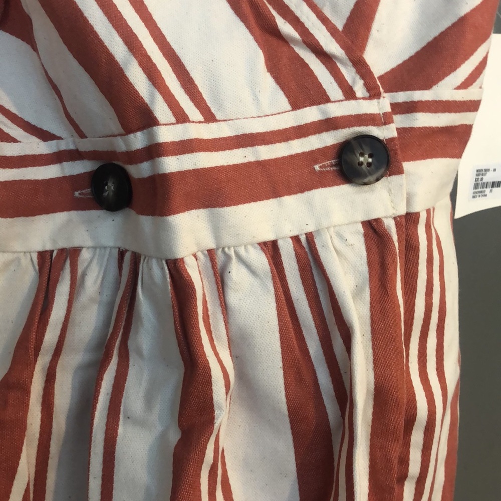 Ivory/Rust Woven Dress - Picture 4 of 8